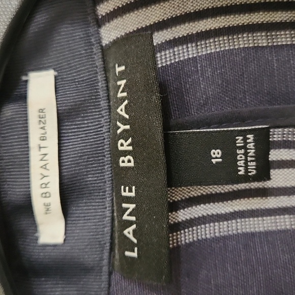 Linen Blend The Lane Bryant Blazer Size 18 Summer Office Collegiate lagenlook - Picture 2 of 15